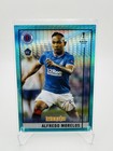 2020-21 Topps Merlin UCL Alfredo Morelos - Aqua Prism Refractor Rookie Card