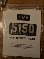 EVH Wolfgang 5150 6L6  80 Watt Head Owners Manual