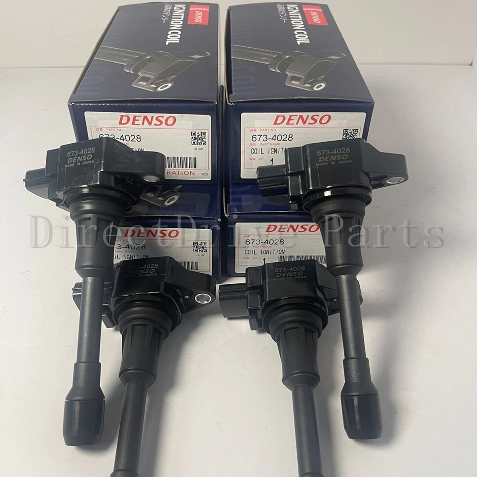 4Pcs DENSO Direct Ignition Coils-Coils 673-4028 For 2007-2020 Nissan INFINITI Foto 4 de 4