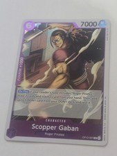 Scopper Gaban OP13-067 R Foil Carrying On His Will One Piece TCG NM/M