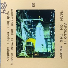Apollo 11 NASA Space Command Service Module Lunar Adapter 35mm Slide Original