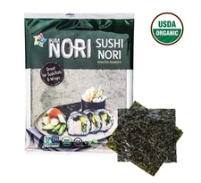 Roasted Seaweed Sushi Nori  -  1 Pack X 10 Full Size Sheet 25g (0.88 oz)