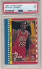 MICHAEL JORDAN 1987/88 FLEER 2ND YEAR CARD STICKER #2 CHICAGO BULLS PSA 7 NM