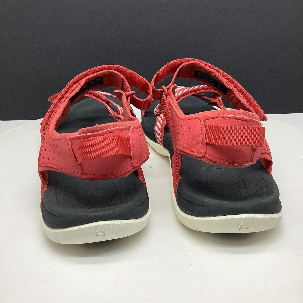 Teva Verra Sport Sandals Womens 10 Strappy Red White Trail Water