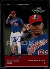 2003 Playoff Prestige #196 Autographed Wilson Valdez Trading Card