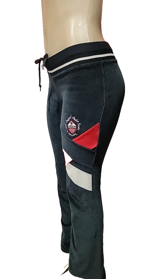 Pantalones deportivos Rocawear vintage de terciopelo talla S para mujer RAROS retazos #X Foto 2 de 4