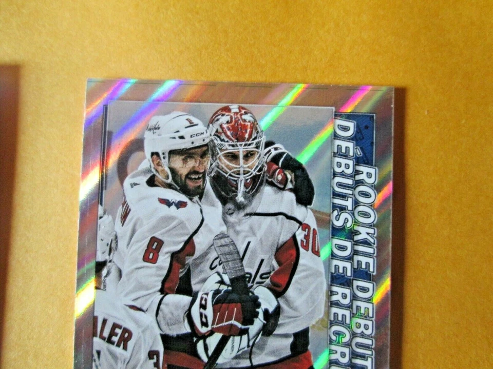 2020-21 Topps NHL Hockey Sticker FOIL ILYA SAMSONOV #538 ROOKIE DEBUT WASHINGTON - Image 2 of 4