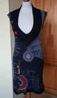 Women's DESIGUAL Sleeveless Stretch Vest/Tunic, Size S