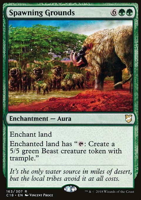 Magic the Gathering MTG Spawning Grounds (163) Commander 2018   LP