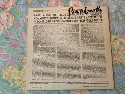 Vintage Leonard Bernstein 33 1/3 RPM 12