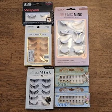 Lot Of False Eyelash Packs Ardell Professional Cala Pro Beauty & Ioni Ships Free