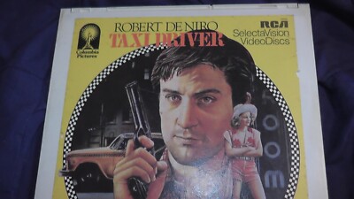 CED VIDEODISC TAXI DRIVER ROBERT DE NIRO 1982 RCA CAPACITANCE