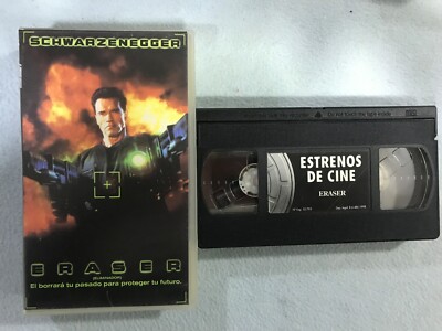 ERASER VHS Kassette Arnold Schwarzenegger Der Eliminator PAL