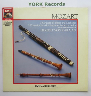 EG 29 1284 1 - MOZART - 3 Concertos For wind Instruments KARAJAN - Ex LP Record
