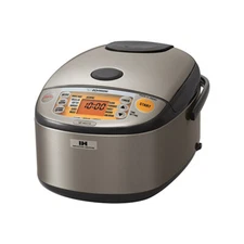 Zojirushi Induction Heating System Rice Cooker Warmer 10-Cup (Dark Gray)