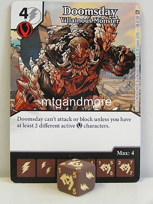 DC Dice Masters - 2x #048 Doomsday Villainous Monster - World´s Finest