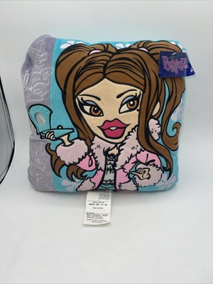 Bratz Fashion Pillow Purple & Teal Cushion Decor Mirror 13 x13  New With Tags