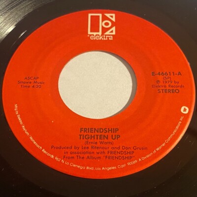 Friendship: Tighten Up / The Situation 45 - Elektra - Jazz Funk
