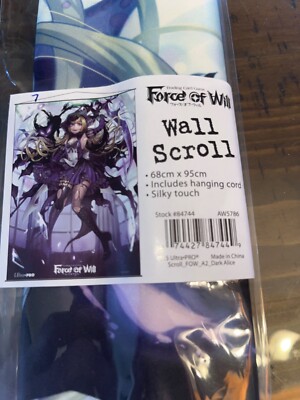 Ultra PRO 26.8 x 37.4  Dark Alice Wall Scroll Force of Will - Ultra PRO