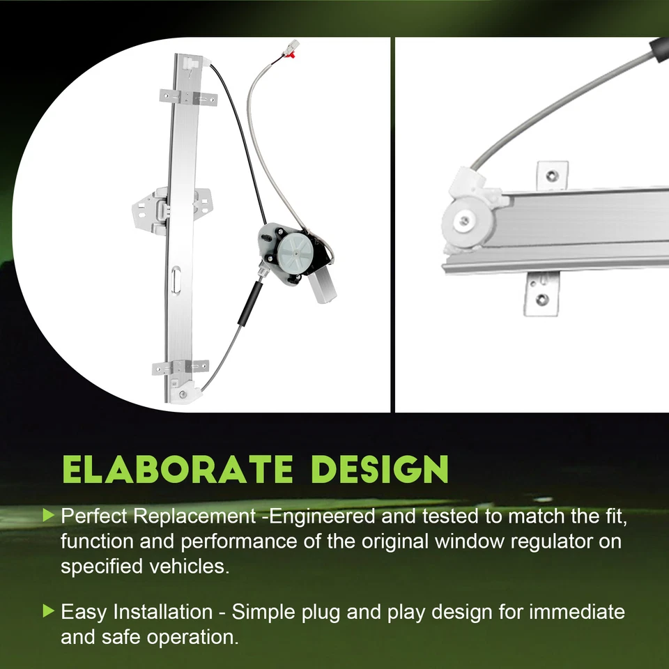 For 2003-2008 Honda Pilot Power Window Regulator Rear Right with Motor - Изображение 4 из 4