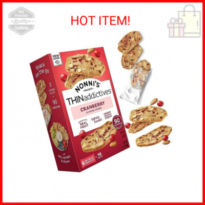 Nonni's, Cranberry Thin addictives, 4.4 Ounce