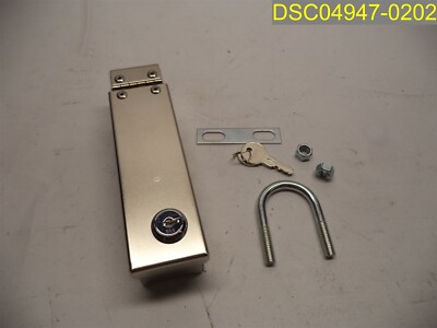 Se-Kure Standard Cable Coat Lock SK-333 With keys/hardware 1 5/8''x1 5/8'' x 6''