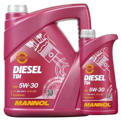 6 LITER MANNOL DIESEL TDI 5W-30 MOTORÖL passend für VW505.01 MB229.51 BMW LL-04