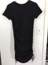 Forever 21 black bodycon mini black t-shirt dress