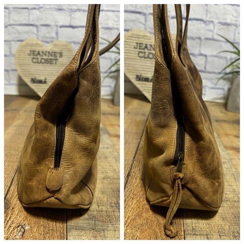 Bolso Hobo de Cuero Marrón Hinojosa para Mujer Cartera Bolso de Mano - Imagen 9 de 18