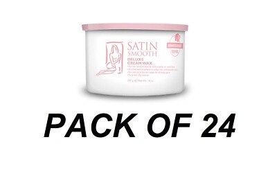 SATIN SMOOTH Deluxe Cream Wax, 14 OZ - PACK OF 24