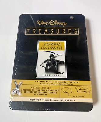 ディズニー　トレジャーズ　DVD 6枚セット Walt Disney Treasures - Zorro The Complete First Season (DVD, 2009