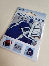 NEW Mini Football Helmet Ticket Die-Cut Photographic Paper House Productions #19
