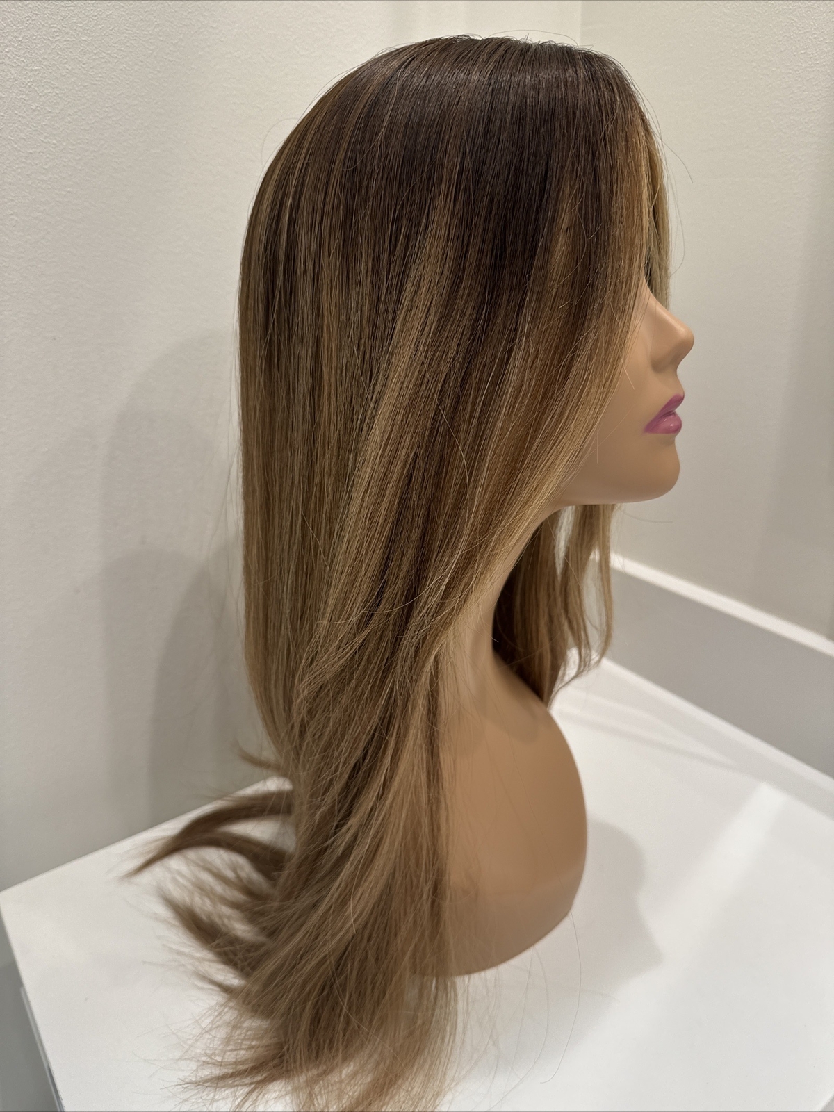Love!! Highline Silk Topper “Light Lexie”Dark Brown&Blonde Balayage