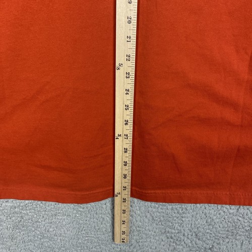 Duluth Shirt Mens 2XL Orange Long Sleeve Pullover Crew Neck Workwear Cotton - Picture 5 of 8