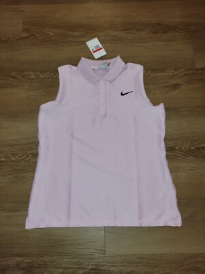 nike women's sleeveless golf polo