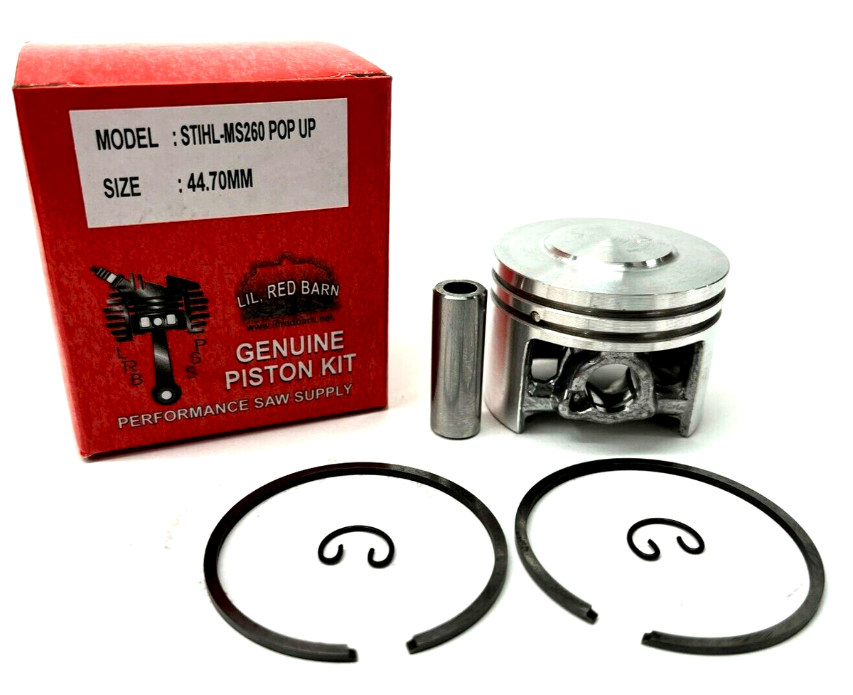 PISTON FITS STIHL MS260 POP UP 44.7MM EXTRA COMPRESSION MORE