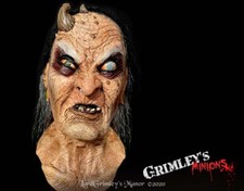 Grandma Halloween Mask Horror Scary Cosplay Evil Gypsy Witch Wicca Mystic