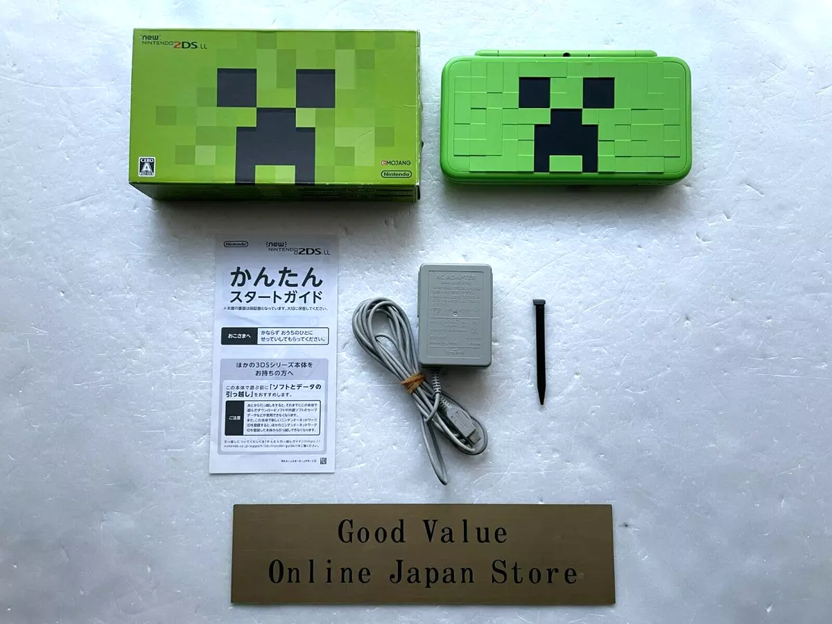 New Nintendo 2DS XL Minecraft Creeper Edition Console Japanese with Original Box New Nintendo 2DS XL Minecraft Creeper Edition Console Japanese with Original Box