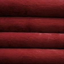1/4 yd VIS1 Crimson INTERCAL 6mm "Flat" Med. Dense German Viscose Fur Fabric