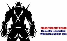 Warrior Game Time 12 Graphic Die Cut decal sticker Car Truck Boat Window 9"