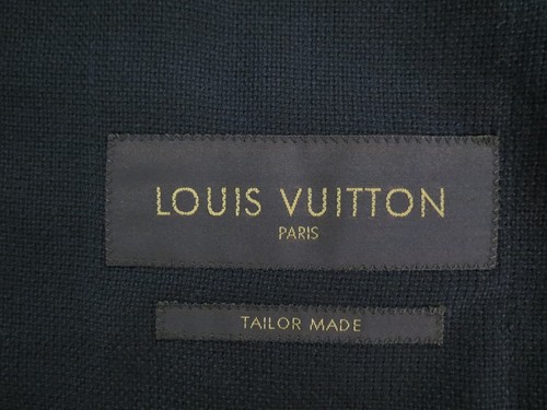Louis Vuitton Paris Tailor Made Italy Hopsack weave side vented sport coat 38 R - Picture 14 of 15