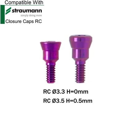 Dental Healing Abutment Closure Caps NC/RC Compatible with Straumann ITI BL/BLT