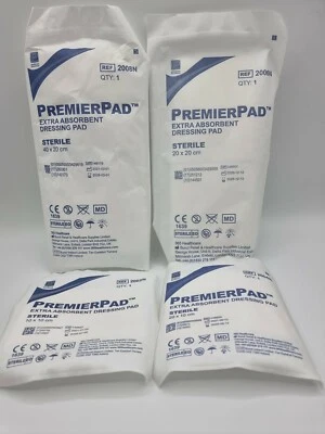 Premier Sterile Extra Absorbent Pads - Cuts, Burns & Wound Dressings