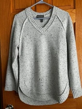 Womens Michael Stars Heather Gray Sweater Size XS