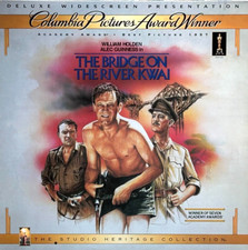 BRIDGE ON THE RIVER KWAI WILLIAM HOLDEN PREMIUM QUALITY USED LASERDISC NM/EX 