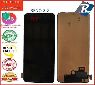 DISPLAY LCD OPPO RENO 2 Z CPH1945 CPH1951 TOUCH SCREEN VETRO SCHERMO TFT NERO