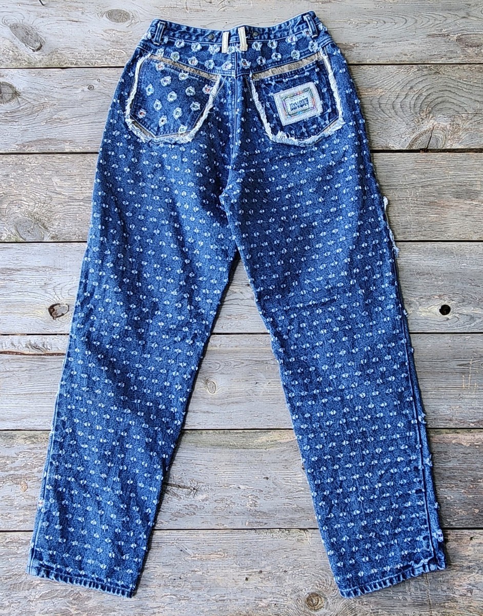 VTG 90s Major Damage Streetwear Patchwork High Waisted Denim Jeans