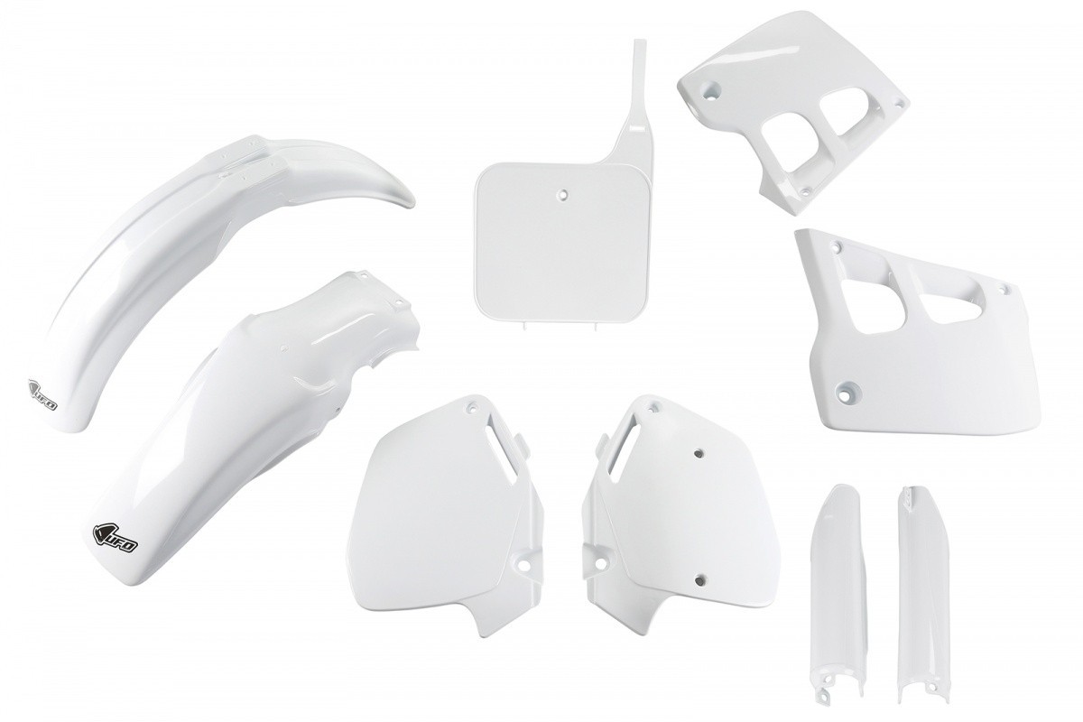UFO Plastic Kit Honda CR 125 1991 - 1992 CR 250 1990 - 91 ALL WHITE