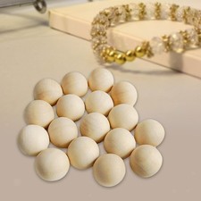 Distanziatori Perline in Legno Lucido 100pcs 10 / 14mm Artigianato per Pittura