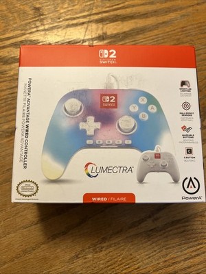 NINTENDO SWITCH 2 POWERA ADVANTAGE WIRED CONTROLLER LUMECTRA BRAND NEW